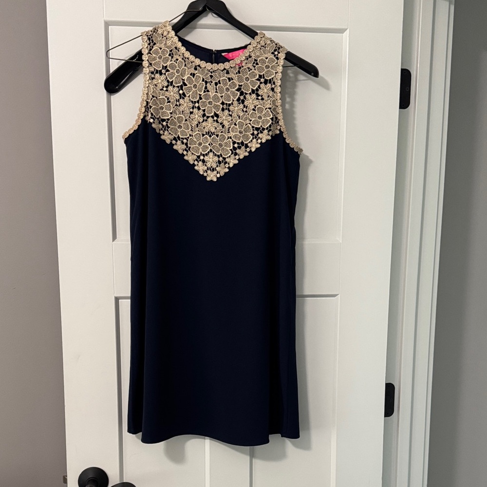 Lilly Pulitzer dress with Lace Floral Detail
